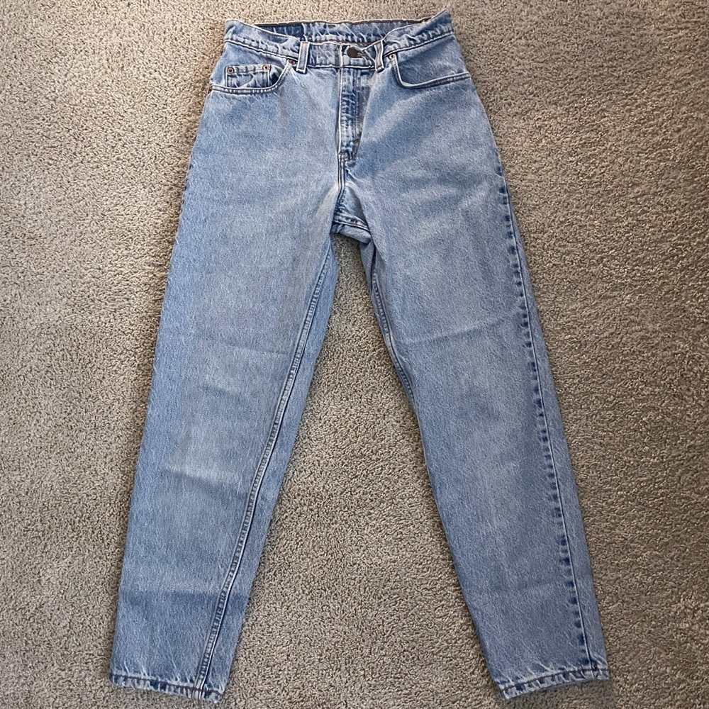 Levi’s 90s 550 taper straight leg mom jean cotton casual classic vintage - Picture 2 of 10